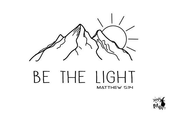 Be the Light PNG, Christian Png & Crafts
