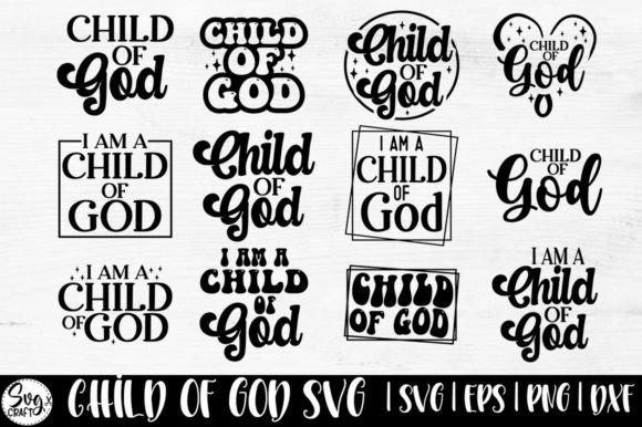 Child of God SVG Bundle, Christian SVG & Crafts