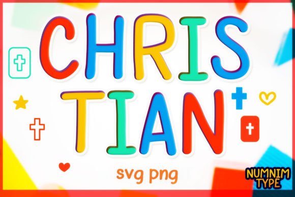 Christian Kids SVG PNG Alphabet a-Z Crafts