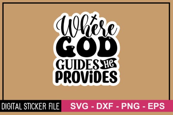 Christian Stickers Design Template for Crafts