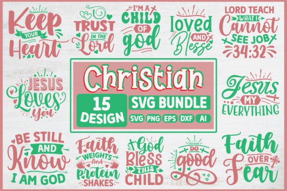 Christian SVG Bundle for Crafts