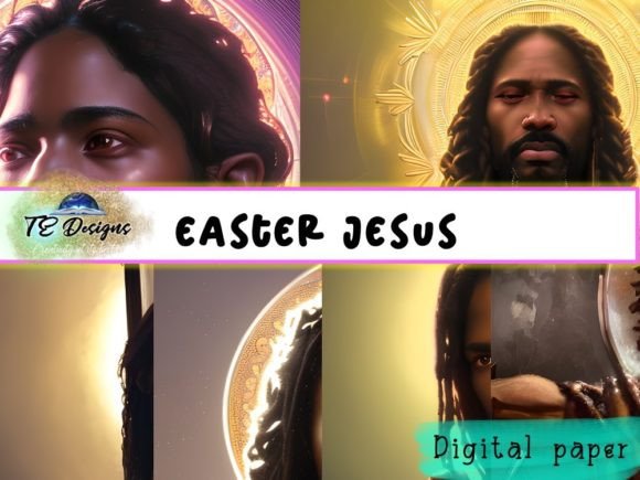 Easter Jesus Reflection Background Illustrations