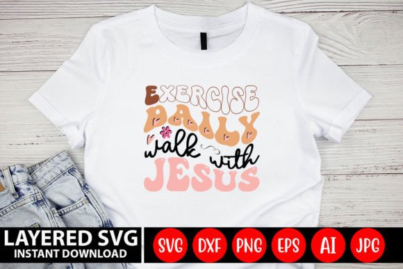 Exercise Daily Walk with Jesus Retro and Crafts