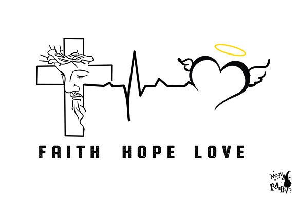 Faith, Hope, Love, Christian PNG & Crafts