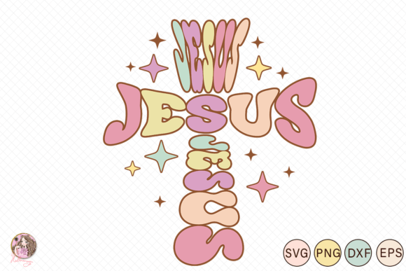 Jesus Jesus Jesus SVG for Crafts and Creative Design