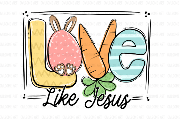 Love Like Jesus Png in Crafts